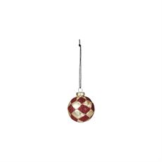 SPEEDTSBERG JULEKUGLE, RED/CHAMPAGNE