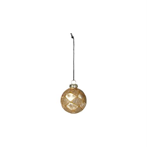 SPEEDTSBERG JULEKUGLE, CHAMPAGNE/GOLD
