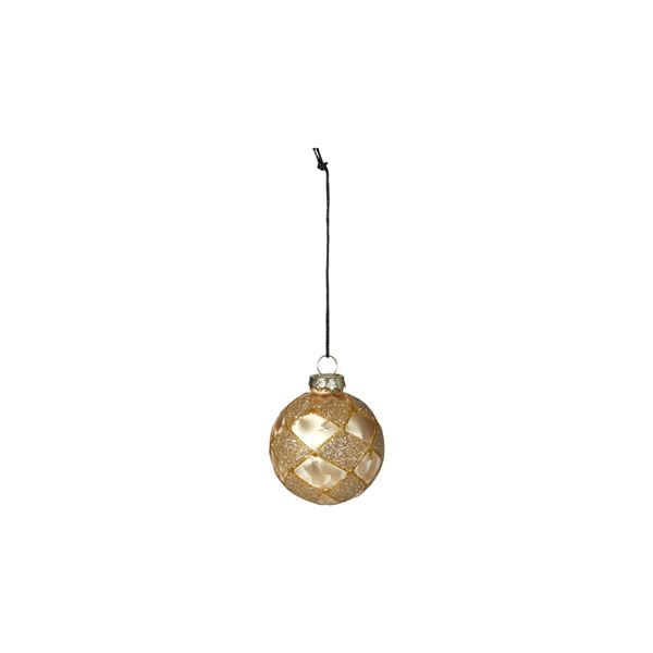 SPEEDTSBERG JULEKUGLE, CHAMPAGNE/GOLD