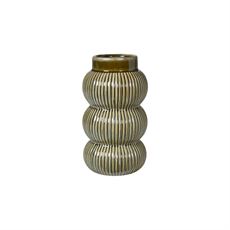 SPEEDTSBERG VASE M/RILLER, GREEN