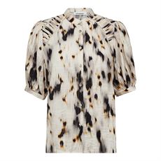 CO`COUTURE SKJORTE, ELISACC SS SHIRT, BONE
