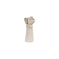 SPEEDTSBERG VASE, VASE HUND, KERAMIK BEIGE