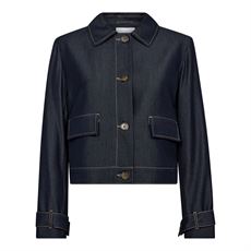 CO`COUTURE DENIM JAKKE, TERRYCC DENIM JACKET, DARK DENIM