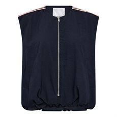 CO`COUTURE VEST, MINGUSCC BALLOON VEST, NAVY