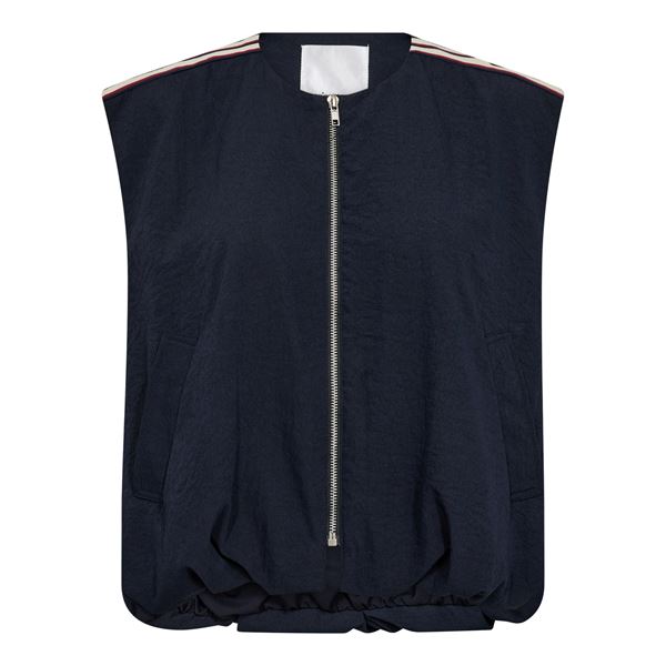 CO`COUTURE VEST, MINGUSCC BALLOON VEST, NAVY