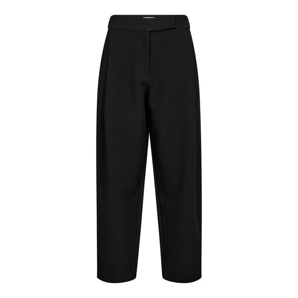 CO`COUTURE BUKSER, VOLACC CARROT PLEAT PANT, BLACK