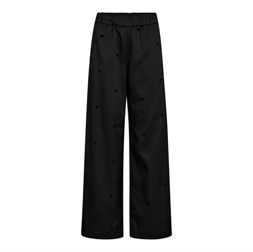 CO`COUTURE BUKSER, CLOVERCC DOT PANTS, BLACK