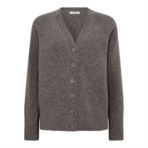 CO`COUTURE CARDIGAN, ROGERCC CARDIGAN, WALNUT