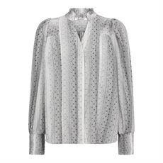 CO`COUTURE SKJORTE, OLLYCC V-SHIRT, OFF WHITE