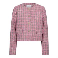 CO`COUTURE JAKKE, CAMMIECC BOUCLE JACKET, CANDYFLOSS