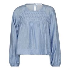 CO`COUTURE BLUSE, TASSYCC RAGLAN BLOUSE, BLUE