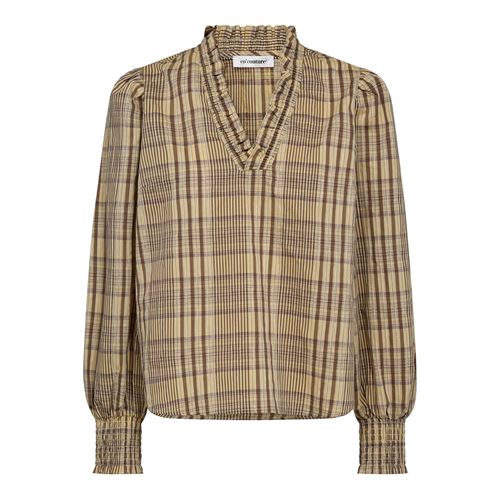 CO`COUTURE BLUSE, BRISACC BLOUSE, PALE YELLOW