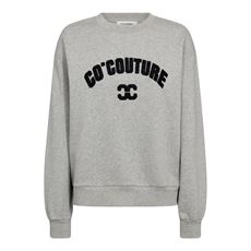 CO`COUTURE SWEATSHIRT, ZOECC CO`COUTURE SWEAT, GREY MELANGE
