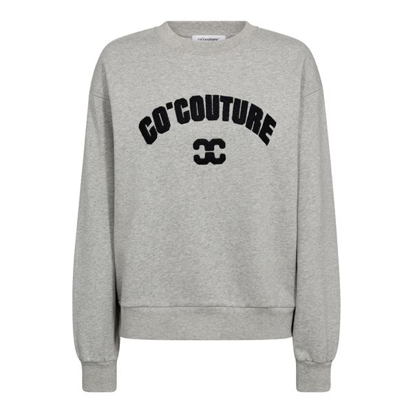 CO`COUTURE SWEATSHIRT, ZOECC CO`COUTURE SWEAT, GREY MELANGE