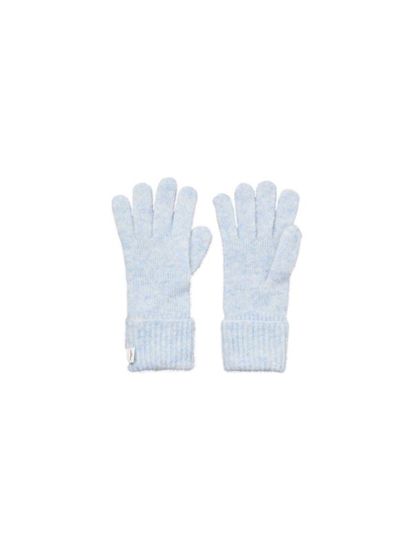 BECK SÖNDERGAARD STRIKHANDSKER, ALPACA-WOLL GLOVE, SKYWAY BLUE