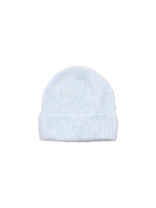BECK SÖNDERGAARD STRIKHUE, ALPACA-WOLL BEANIE, SKYWAY BLUE