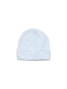 BECK SÖNDERGAARD STRIKHUE, ALPACA-WOLL BEANIE, SKYWAY BLUE