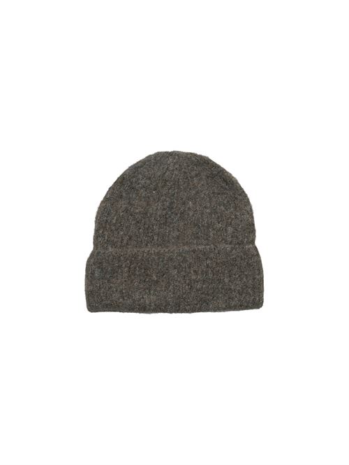 BECK SÖNDERGAARD STRIKHUE, ALPACA-WOLL BEANIE, FUDGE BROWN