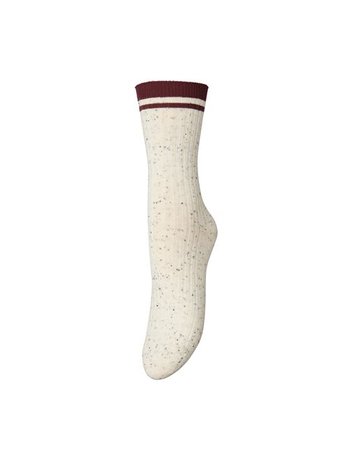 BECK SØNDERGAARD STRØMPER, GAJA SOCK, BIRCH WHITE