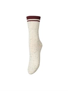 BECK SØNDERGAARD STRØMPER, GAJA SOCK, BIRCH WHITE