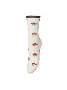 BECK SØNDERGAARD STRØMPER, TALULA FLOTILE SOCK, BIRCH WHITE
