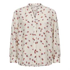 CO`COUTURE BLUSE, MARISCC SS SHIRT, OFF WHITE