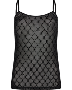 HYPE THE DETAIL SINGLET, MESH SINGLET, BLACK