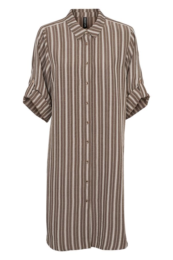 PREPAIR KJOLE, SILJE DRESS, BROWN