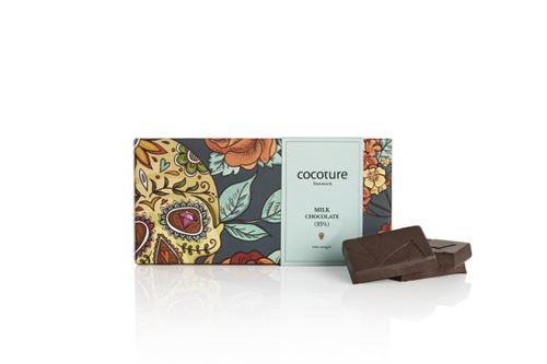 COCOTURE, FLØDECHOKOLADE MED NOUGAT, 55 GR