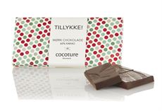 COCOTURE, 60 % MØRK CHOKOLADE, TILLYKKE, 55 GR