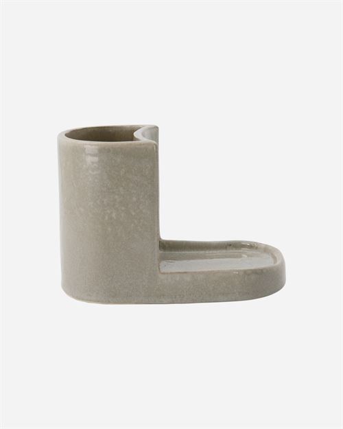 MERAKI HOLDER, BRUSH AND SOAP HOLDER, DATURA, SHELLISH GREY