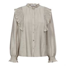 CO`COUTURE SKJORTE, ANGUSCC SMOCK FRILL SHIRT