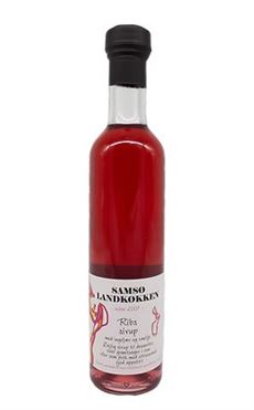SAMSØ LANDKØKKEN SIRUP, RIBSSIRUP MED INGEFÆR OG VANILIE