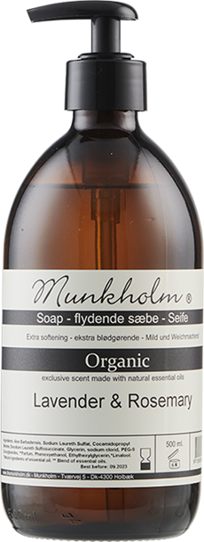 MUNKHOLM FLYDENDE SÆBE, LAVENDER & ROSEMARY, 500 ML