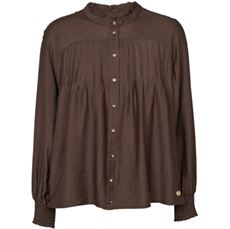 PREPAIR BLUSE, LUCY BLOUSE, BROWN