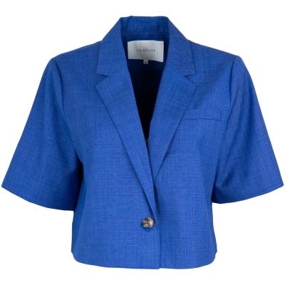 LA ROUGE BLAZER, KAREN S/S BLAZER, BLUE