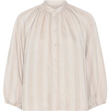 LA ROUGE SKJORTE, LINE SHIRT, SAND MELANGE
