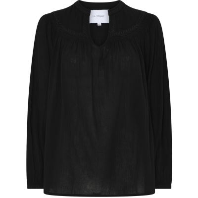 LA ROUGE BLUSE, ASTRID BLOUSE, BLACK