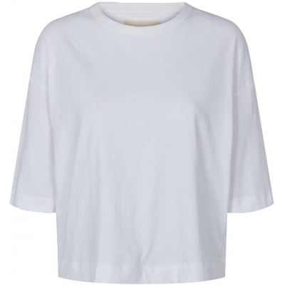 ESMÉ STUDIOS T-SHIRT, ESSIGNE 2/4 BOXY T-SHIRT, WHITE