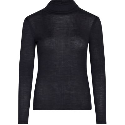 LA ROUGE T-SHIRT, MARIE TURTLENECK, NAVY MELANGE