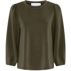 LA ROUGE BLUSE, THILDE BLOUSE, ARMY GREEN