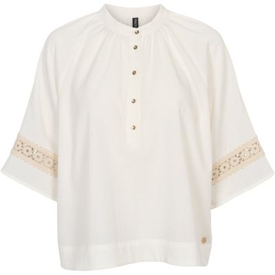 PREPAPIR BLUSE, ROSALINE BLOUSE, OFF WHITE (FORUDBESTILLING)