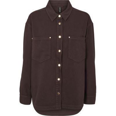 PREPAIR SKJORTE, NATALIA SHIRT, BROWN