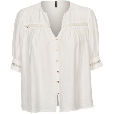 PREPAIR BLUSE, NANCY BLOUSE, WHITE