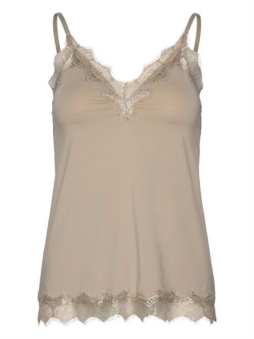 ROSEMUNDE TOP, RWBILLIE SL LACE STRAP TOP, ABBEY STONE