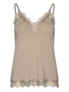 ROSEMUNDE TOP, RWBILLIE SL LACE STRAP TOP, ABBEY STONE