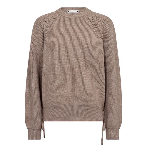 CO`COUTURE STRIK, ROWCC BRAID STRING KNIT, MINK