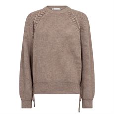 CO`COUTURE STRIK, ROWCC BRAID STRING KNIT, MINK