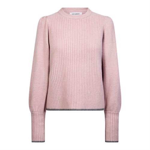 CO`COUTURE STRIK, ROWCC PUFF RIB O-KNIT, ROSEBLOOM