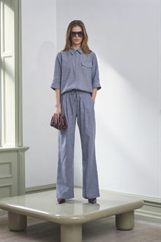 CO'COUTURE BUKSER, JIHOCC PANT, NAVY